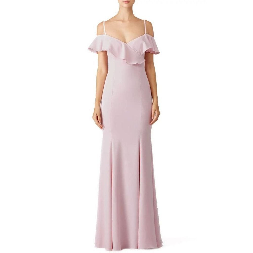 Jay Godfrey Blush Pink Christie Formal Gown $594 - Picture 3 of 12